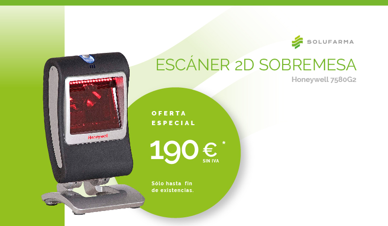 Escaner 2D Sobremesa Honeywell 7580G2 Oferta Especial 190€